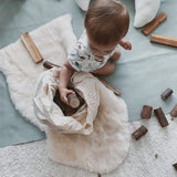 Wooden Tree Building Blocks - Natural Wood 106 Pcs