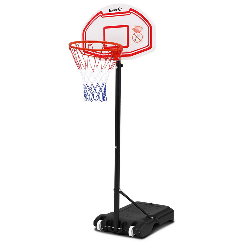 2.1M Basketball Hoop Stand System - White Backboard