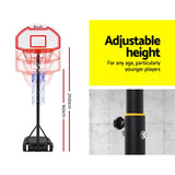 2.1M Basketball Hoop Stand System - White Backboard