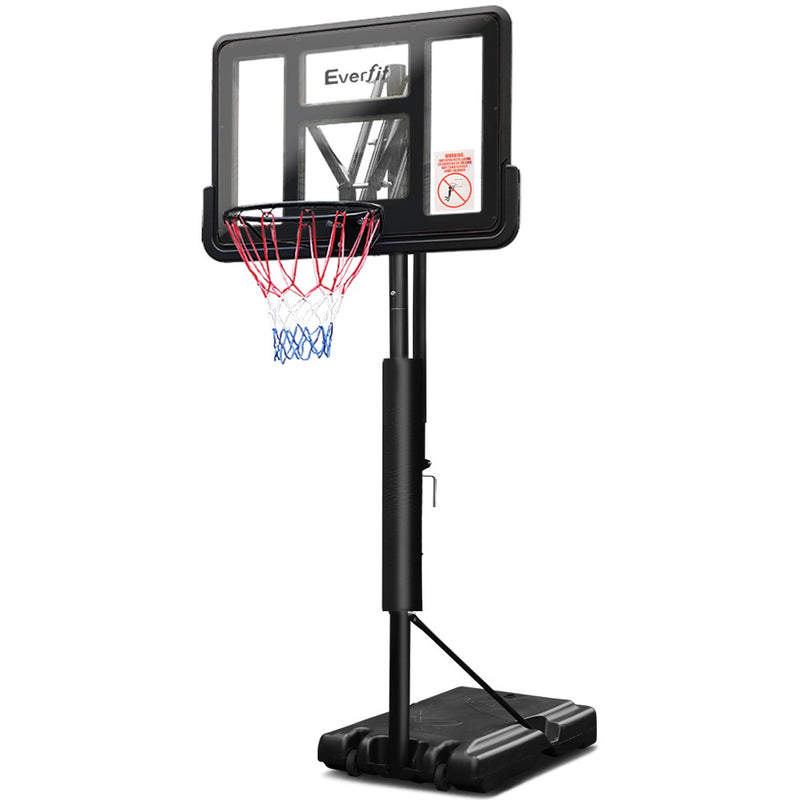 3.05M Basketball Hoop Stand System with Adjustable Height - Black
