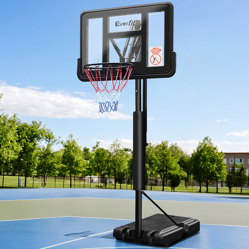 3.05M Basketball Hoop Stand System with Adjustable Height - Black