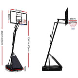 3.05M Basketball Hoop Stand System with Adjustable Height - Pro