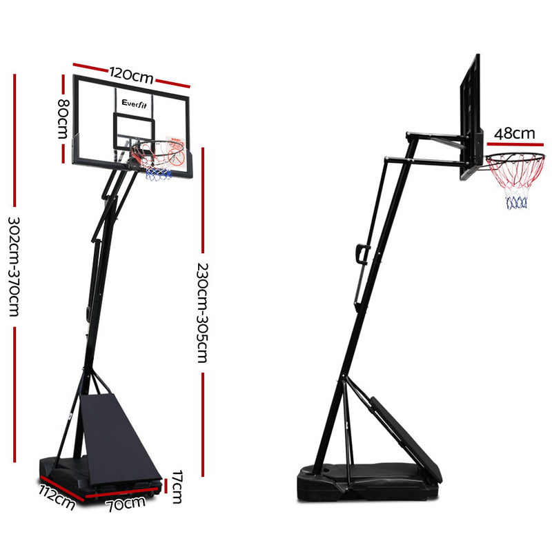 3.05M Basketball Hoop Stand System with Adjustable Height - Pro