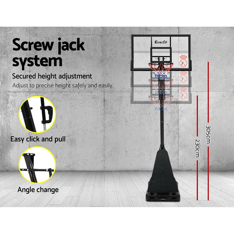 3.05M Basketball Hoop Stand System with Adjustable Height - Pro