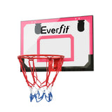 Mini Basketball Hoop & Backboard - Door/Wall Mounted - Red