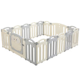 Kids Playpen and Ball Pit - 16 Panel Foldable & Modular with Frog Gate