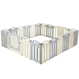 Kids Playpen and Ball Pit - 20 Panel Foldable & Modular with Frog Gate
