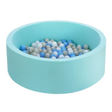Kids Ocean Foam Stylish Ball Pit with 200 Balls (Blue)