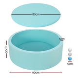 Kids Ocean Foam Stylish Ball Pit with 200 Balls (Blue)