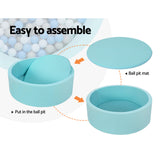 Kids Ocean Foam Stylish Ball Pit with 200 Balls (Blue)