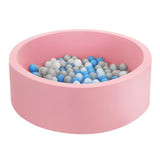 Kids Ocean Foam Stylish Ball Pit with 200 Balls (Pink)