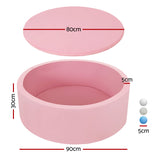 Kids Ocean Foam Stylish Ball Pit with 200 Balls (Pink)