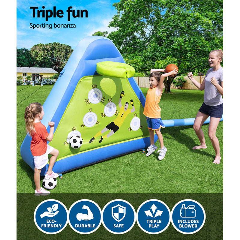 Kids Inflatable Soccer & Basketball Target Trainer