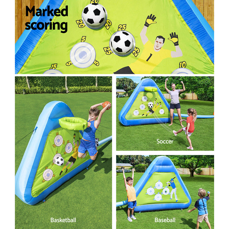 Kids Inflatable Soccer & Basketball Target Trainer