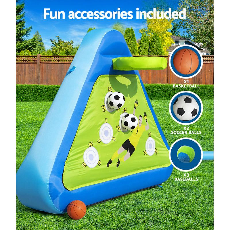 Kids Inflatable Soccer & Basketball Target Trainer