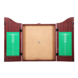 Classic Competition Dartboard with Steel Darts and Wooden Cabinet (18 Inch / 45.7cm)