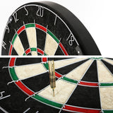 Classic Competition Dartboard with Steel Darts and Wooden Cabinet (18 Inch / 45.7cm)