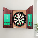 Classic Competition Dartboard with Steel Darts and Wooden Cabinet (18 Inch / 45.7cm)