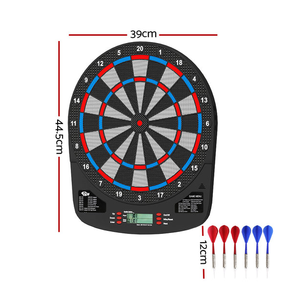 Electronic Dart Board Inc. Soft Tip Darts with 32 Game Modes (13.5 Inch / 34.3cm)