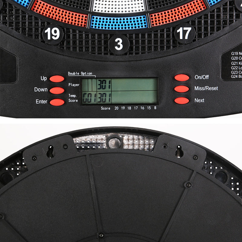 Electronic Dart Board Inc. Soft Tip Darts with 32 Game Modes (13.5 Inch / 34.3cm)