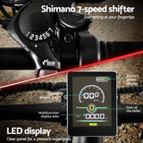 Everfit 26-Inch Mountain E-Bike Bicycle with Built-in Battery