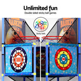 Single Player Basketball Stand-up Arcade 3-in-1 Game with Electronic Scoreboard