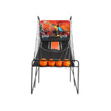 Two-Player Basketball Stand-up Arcade Game with Electronic Scoreboard (black)