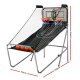 Two-Player Basketball Stand-up Arcade Game with Electronic Scoreboard (grey)