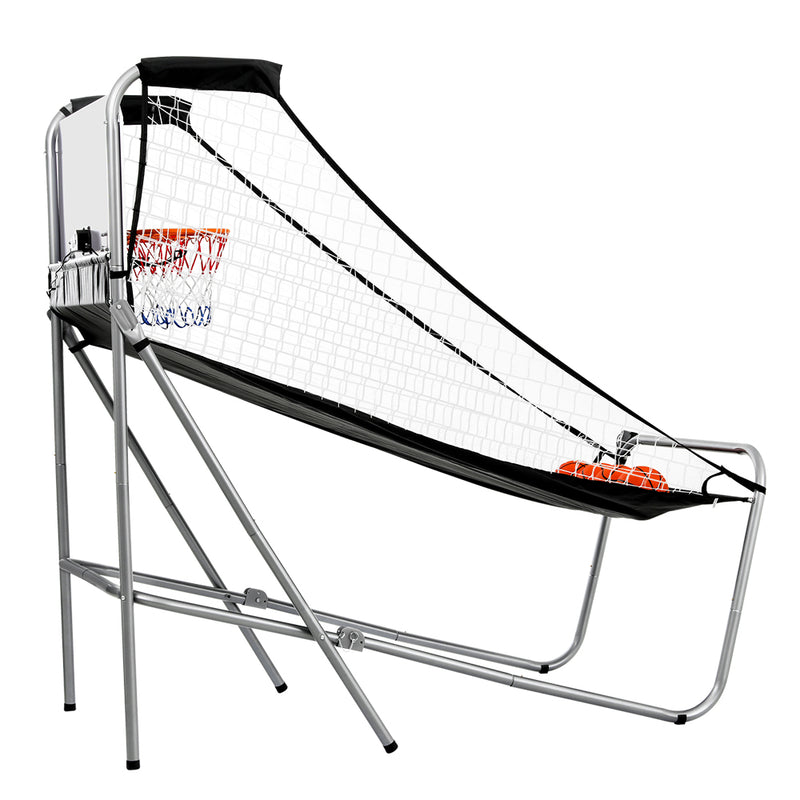 Two-Player Basketball Stand-up Arcade Game with Electronic Scoreboard (grey)