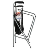 Two-Player Basketball Stand-up Arcade Game with Electronic Scoreboard (grey)