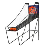 Single-Player Basketball Stand-up Arcade Game with Electronic Scoreboard (grey)