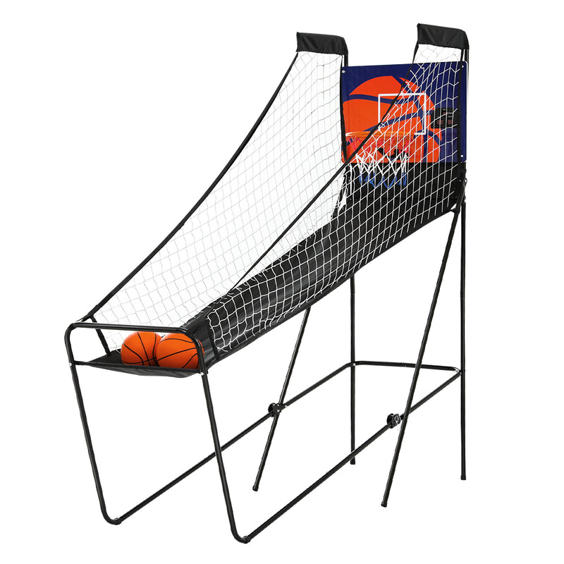 Single-Player Basketball Stand-up Arcade Game with Electronic Scoreboard (grey)