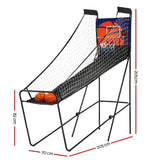 Single-Player Basketball Stand-up Arcade Game with Electronic Scoreboard (grey)