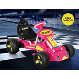 Kids Racing Style Pedal Go Kart / Billy Cart with Plastic Tyres (Pink)