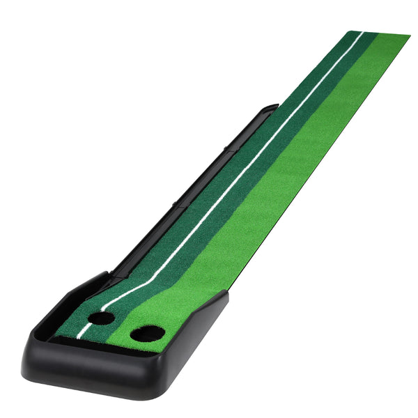 3 Metre Golf Indoor Putting Practice Mat with Auto Return