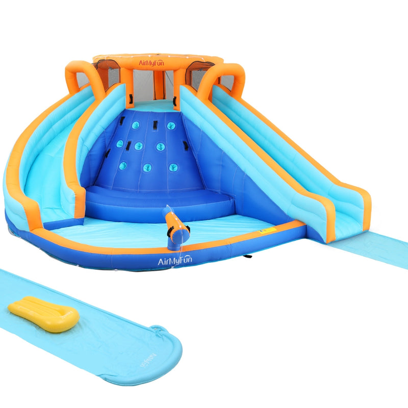 Kids Giant Inflatable Double Slide Water Park Jumping Castle