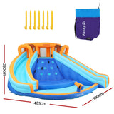 Kids Giant Inflatable Double Slide Water Park Jumping Castle
