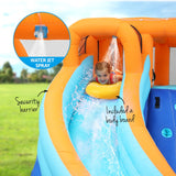 Kids Giant Inflatable Double Slide Water Park Jumping Castle