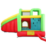Kids Inflatable Water Park with Slide, Jumping Castle & Water Cannon