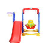 Slide & Swing Set with Basketball Hoop 1.20m