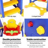 Slide & Swing Set with Basketball Hoop 1.20m