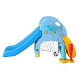 Kids Slide Set with Baseball Bat, Soccer Goal + Basketball Hoop