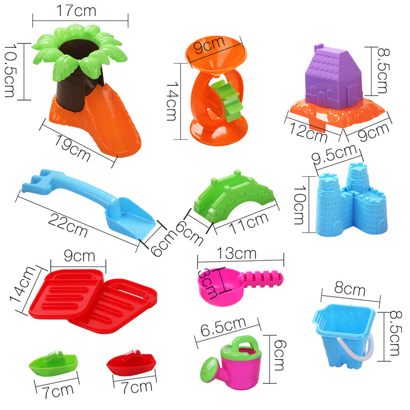 Kids Sand and Water Table Play Set with Chair