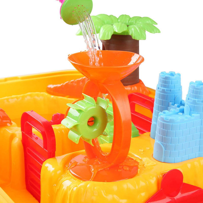 Kids Sand and Water Table Play Set with Chair