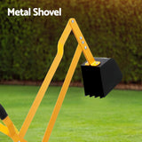 Kids Sandpit Digger with Rotating Seat (Yellow)