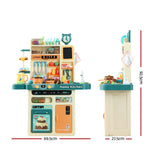 Kids Pretend Stand Up Cooking Station with Steam and Light Cooking Functions