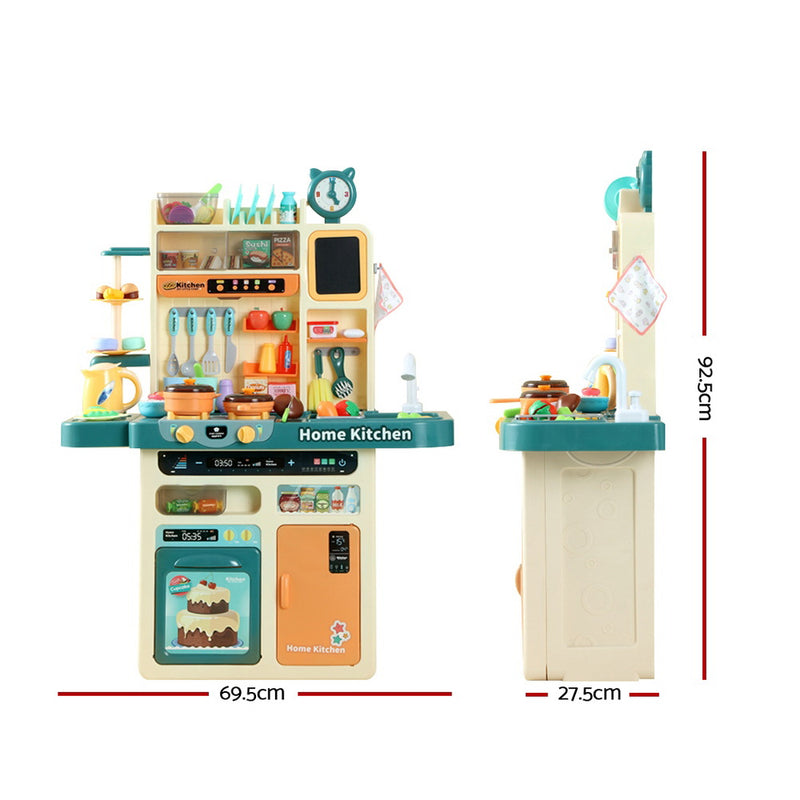 Kids Pretend Stand Up Cooking Station with Steam and Light Cooking Functions