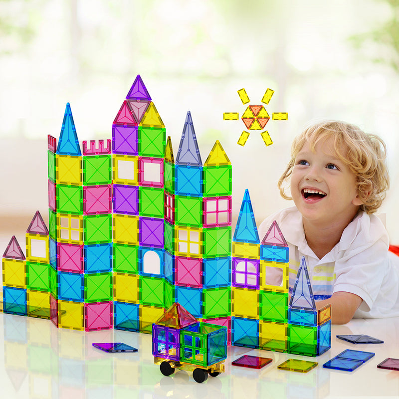 60pcs Kids Magnetic Tiles Building Blocks