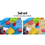 Kids Boat-Themed Water Table Sandpit Playset