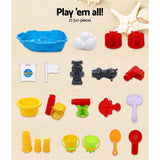 Kids Boat-Themed Water Table Sandpit Playset